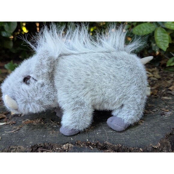 Vintage 1987 Fundamental Too Plush Squeezems Walter Warthog Stuffed No Sound Toy - Picture 2 of 8